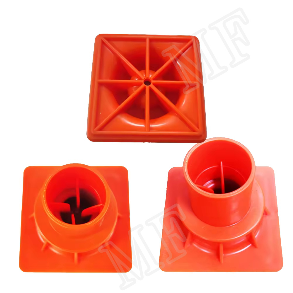 Puncture Resistant Rebar Caps Rebar square safety cap with steel plate