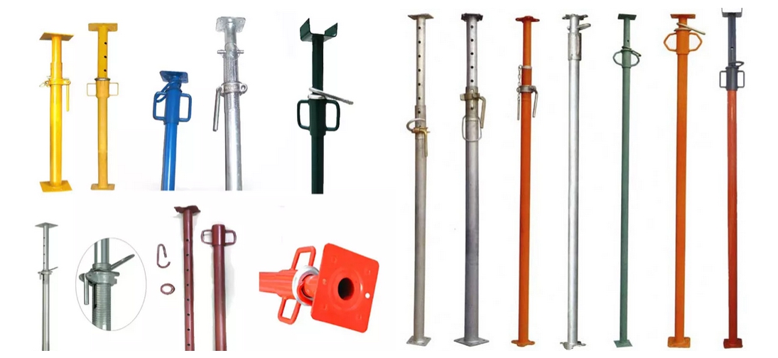 BS1139 Adjustable Steel Prop Scaffolding D60 OEM Shore Prop Accessories
