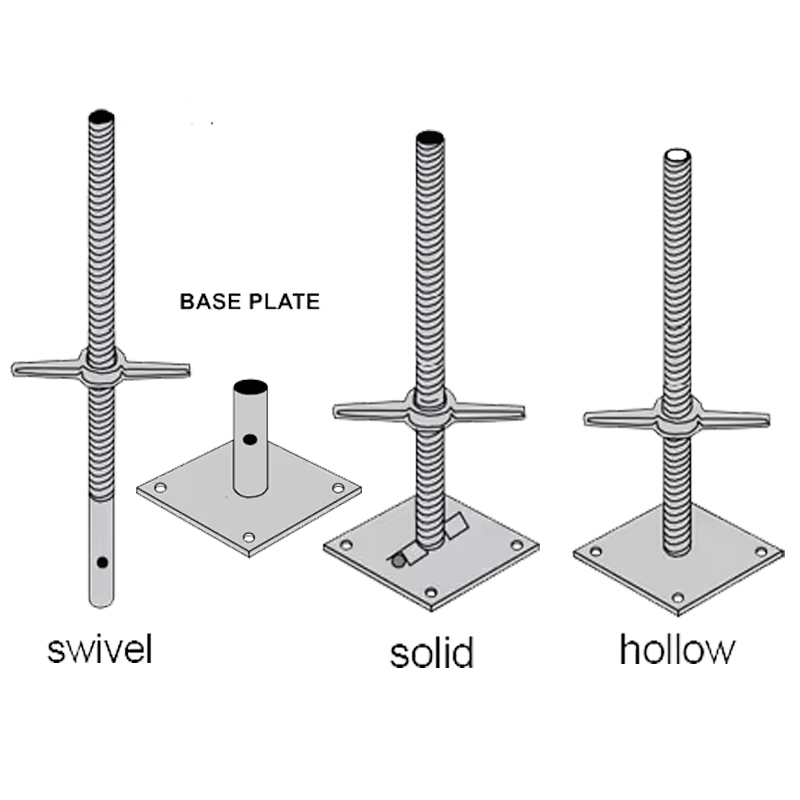 adjustable jack screw base