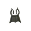 OEM Plastic Rebar Spacer Plastic Rebar Chair Spacers With For Concrete