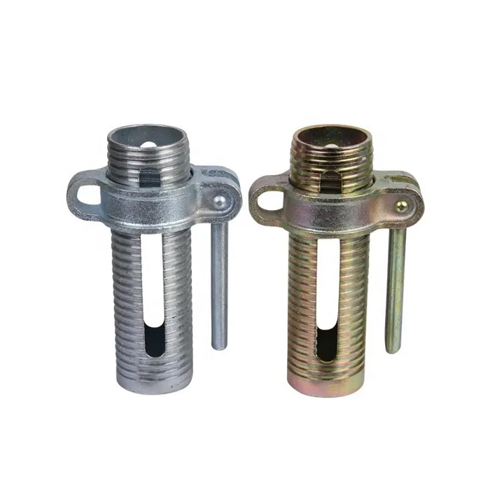 Galvanized Scaffold Accessories Golden Adjustable Steel Prop Sleeve Adjustable Shoring Prop Sleeve