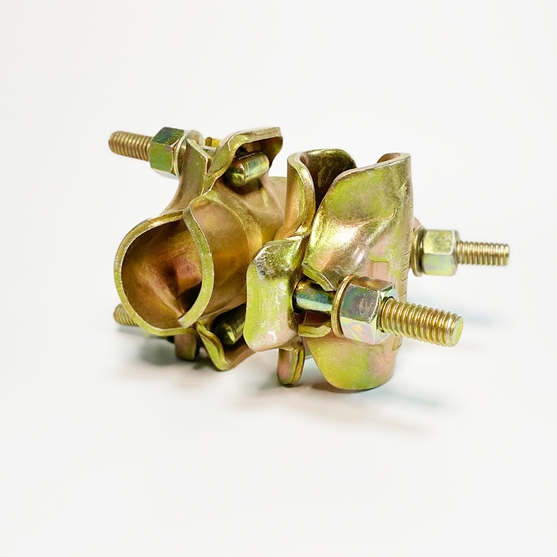 Golden-scaffold-coupler.png EN74 Pressed Or Forged Swivel Constrcution Scaffolding Double Coupler Scaffold Clamps