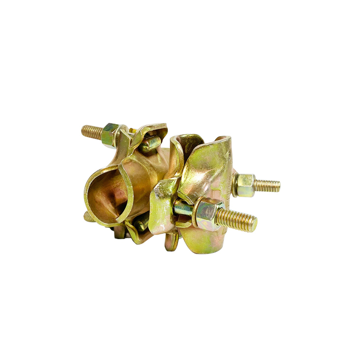 Italian-type-coupler-1.jpg EN74 Pressed Or Forged Swivel Constrcution Scaffolding Double Coupler Scaffold Clamps