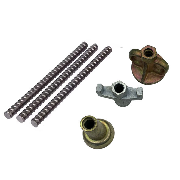 D15/D17 Steel Tie Rod Tie Bar Accessories for Concrete Formwork